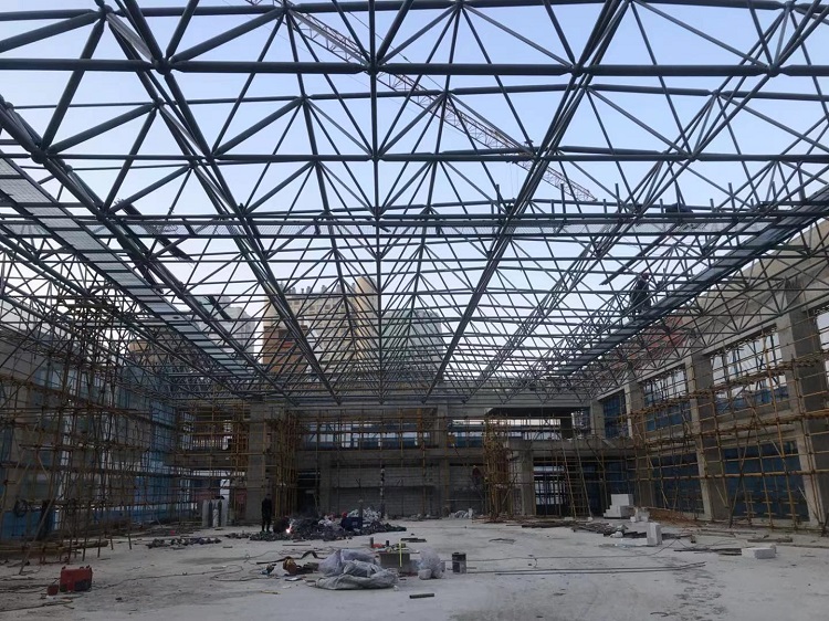 枣庄第一附属小学体育馆网架